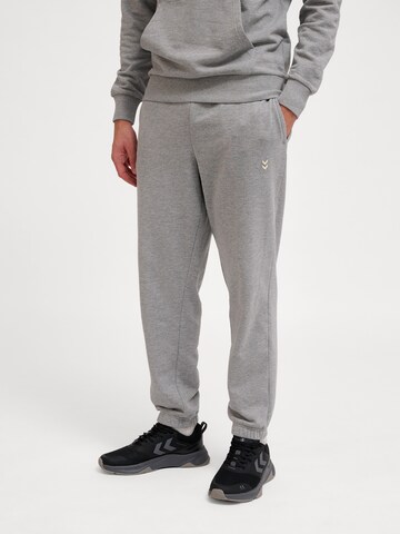 Hummel Tapered Sportsbukser 'Pulse' i grå: forside