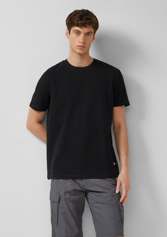 s.Oliver Shirt in Zwart: voorkant