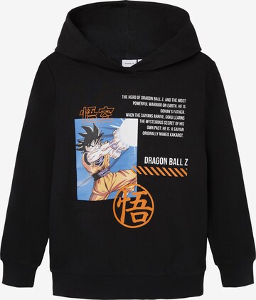 NAME IT Sweatshirt 'Nes Dragon Ball' i svart: framsida