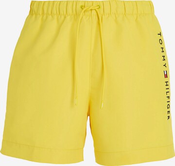 Tommy Hilfiger Underwear Board Shorts in Yellow: front