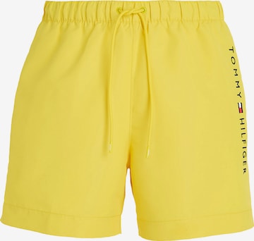 Tommy Hilfiger Underwear Zwemshorts in Geel: voorkant