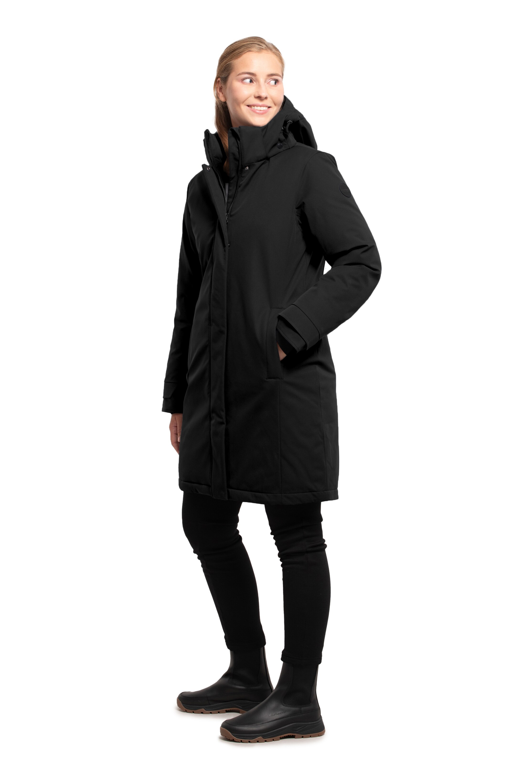 ICEPEAK Functionele mantel 'Pulteney' in Zwart