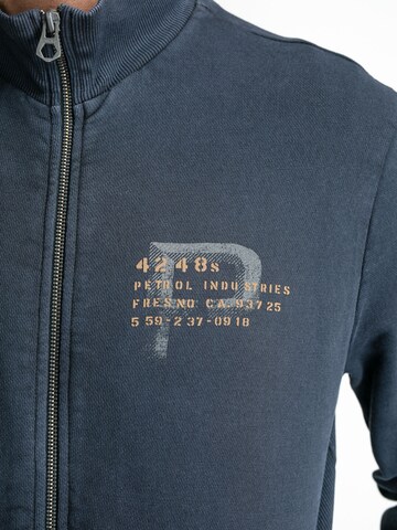 Petrol Industries Sweat jacket in Blue