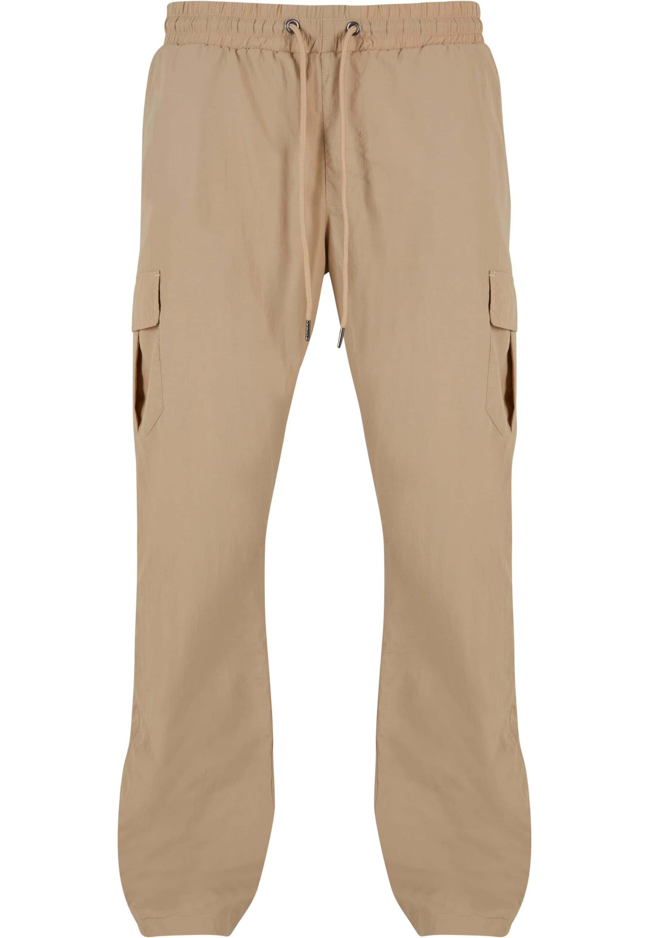 Urban Classics Loosefit Cargobukser i beige: forside