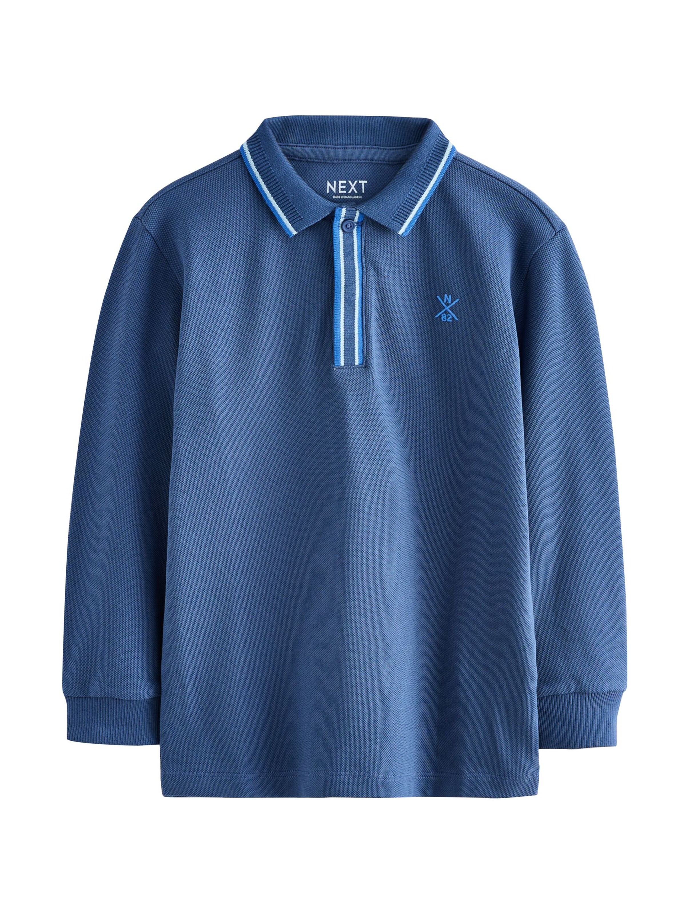 Next Shirt in Blue: front