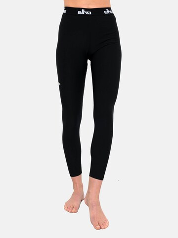 Skinny Pantalon fonctionnel 'VAIL' elho en noir : devant