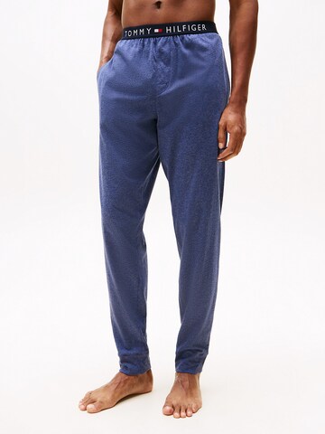TOMMY HILFIGER Pajama pants in Blue: front