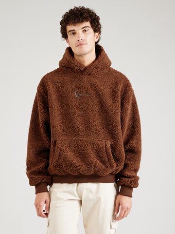 Karl Kani Sweatshirt i brun: framsida