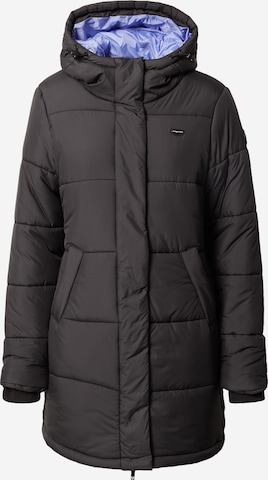 Manteau d’hiver Ragwear en noir : devant