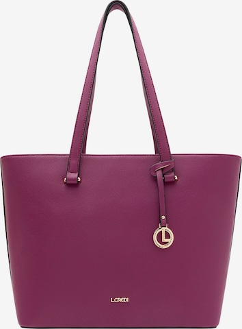 L.CREDI Shopper 'Filippa' in Lila: Vorderseite