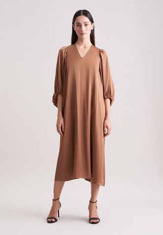 SEIDENSTICKER Jurk 'September Drop 252' in Bruin
