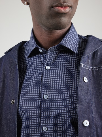 OLYMP Super Slim Fit Business shirt in Blue