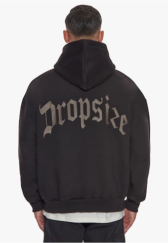 Dropsize - Sudadera en negro: frente