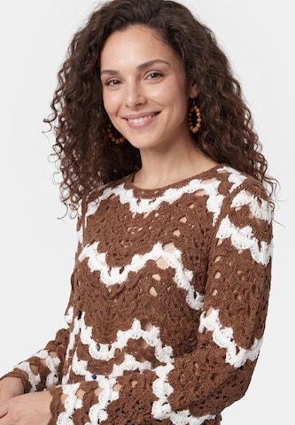 Pull-over usha FESTIVAL en marron