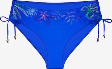 TRIUMPH Bikini Bottoms ' Red Label Summer Tropics ' in Blue: front