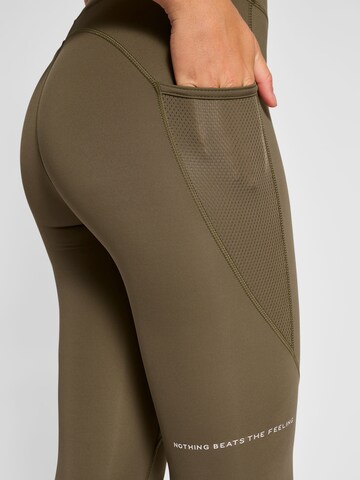 Skinny Pantalon de sport 'Chicago' Newline en vert