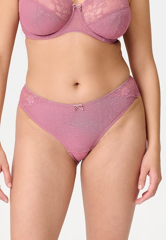Slip di LingaDore in rosa: frontale