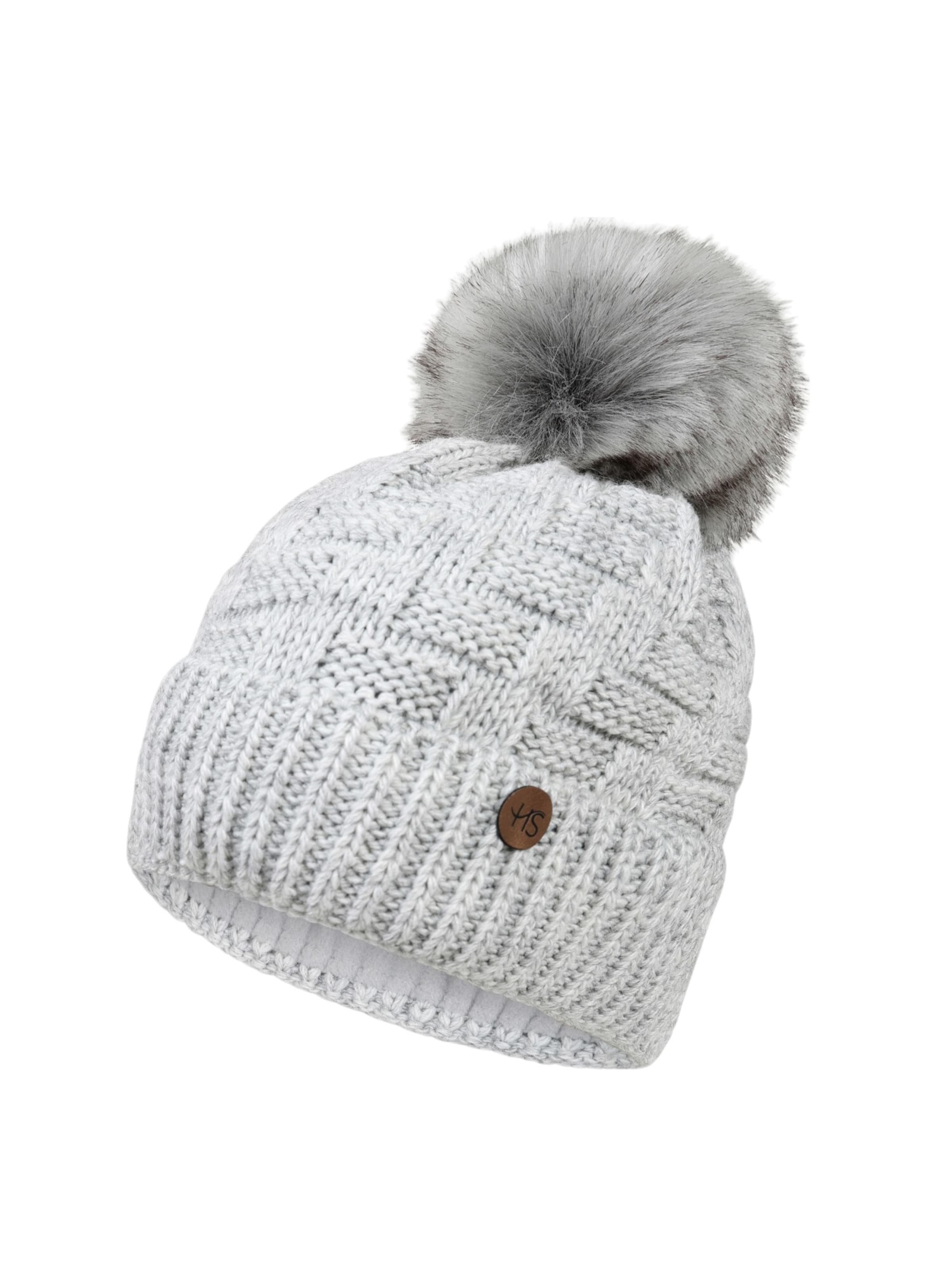 pilka HotSquash Megzta kepurė: priekis