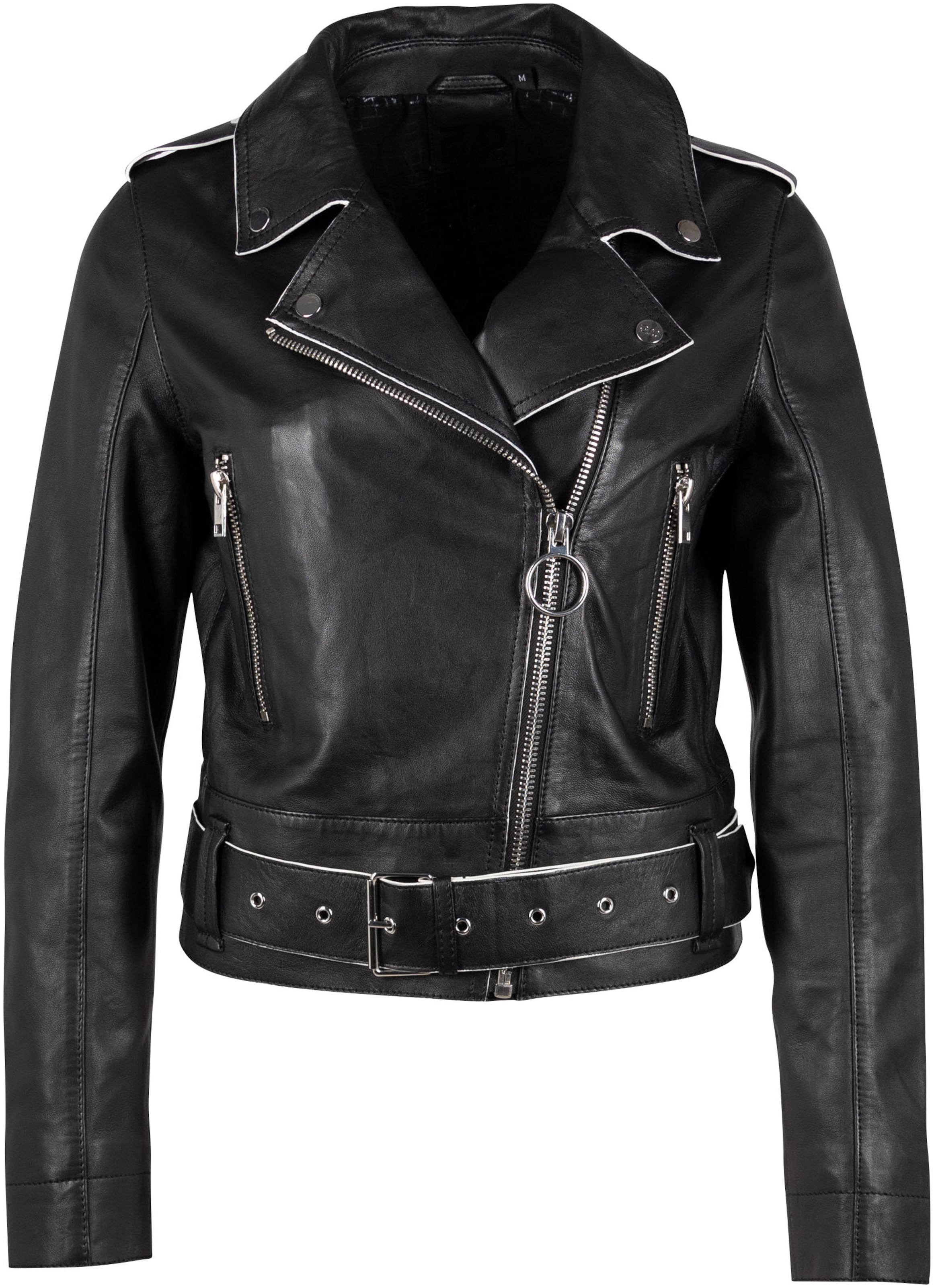 Gipsy by Mauritius Jacke 'Celin' in Schwarz: Vorderseite