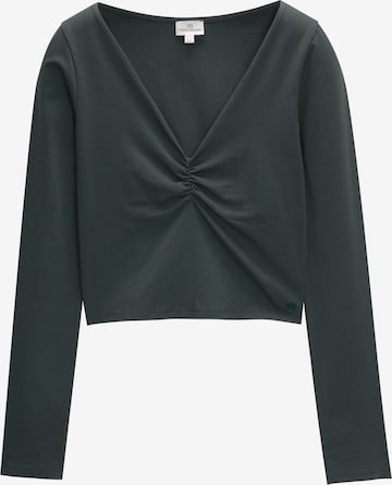Maglietta di Pull&Bear in verde: frontale