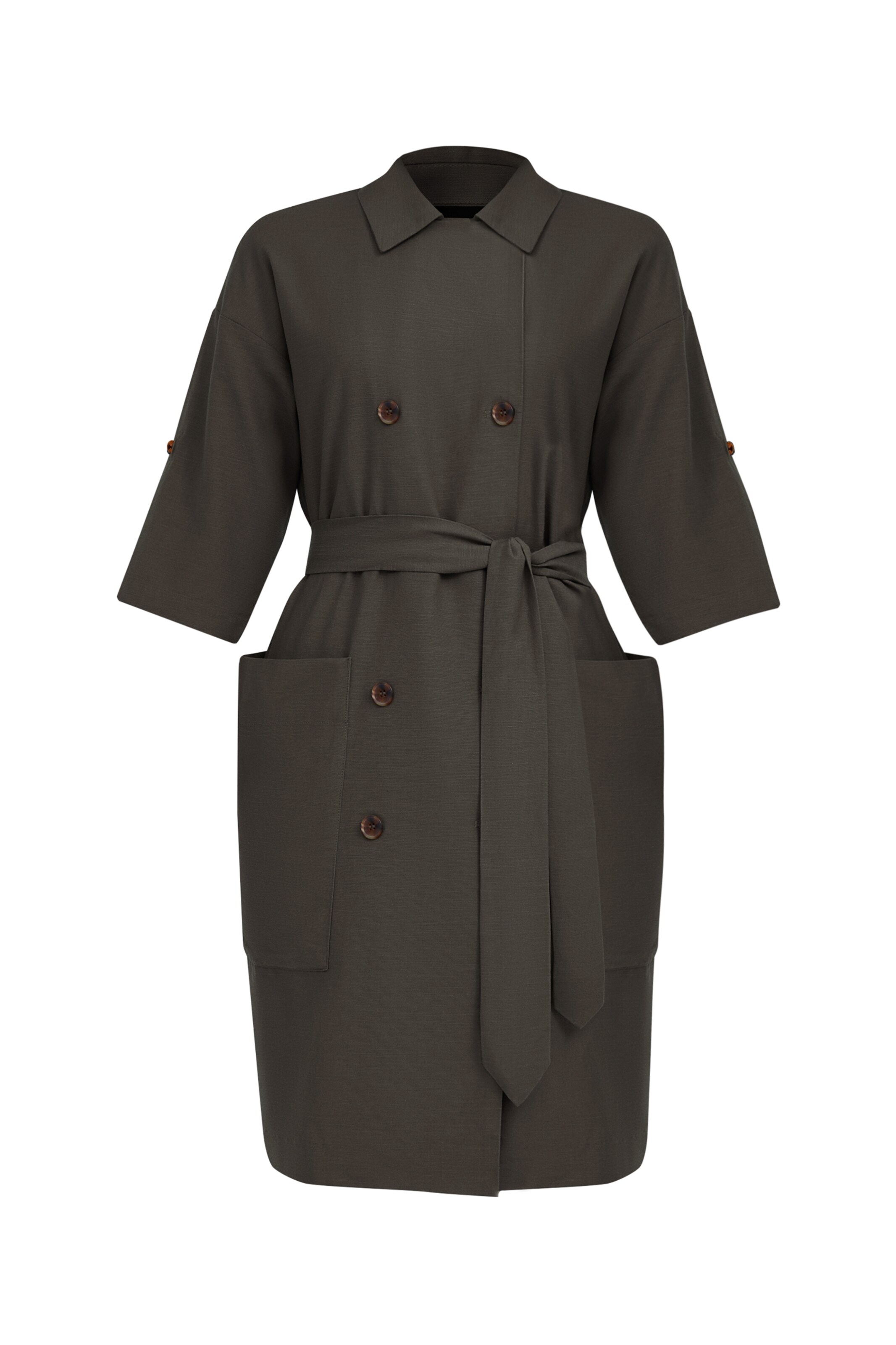 Finn Flare Shirt dress in 40 in Dark green, Item view