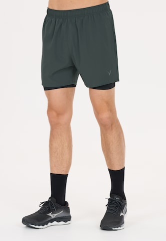Virtus Regular Workout Pants 'Zayne V2' in Green: front