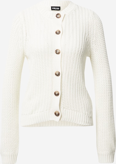 PIECES Knit Cardigan 'PETULA' in White, Item view