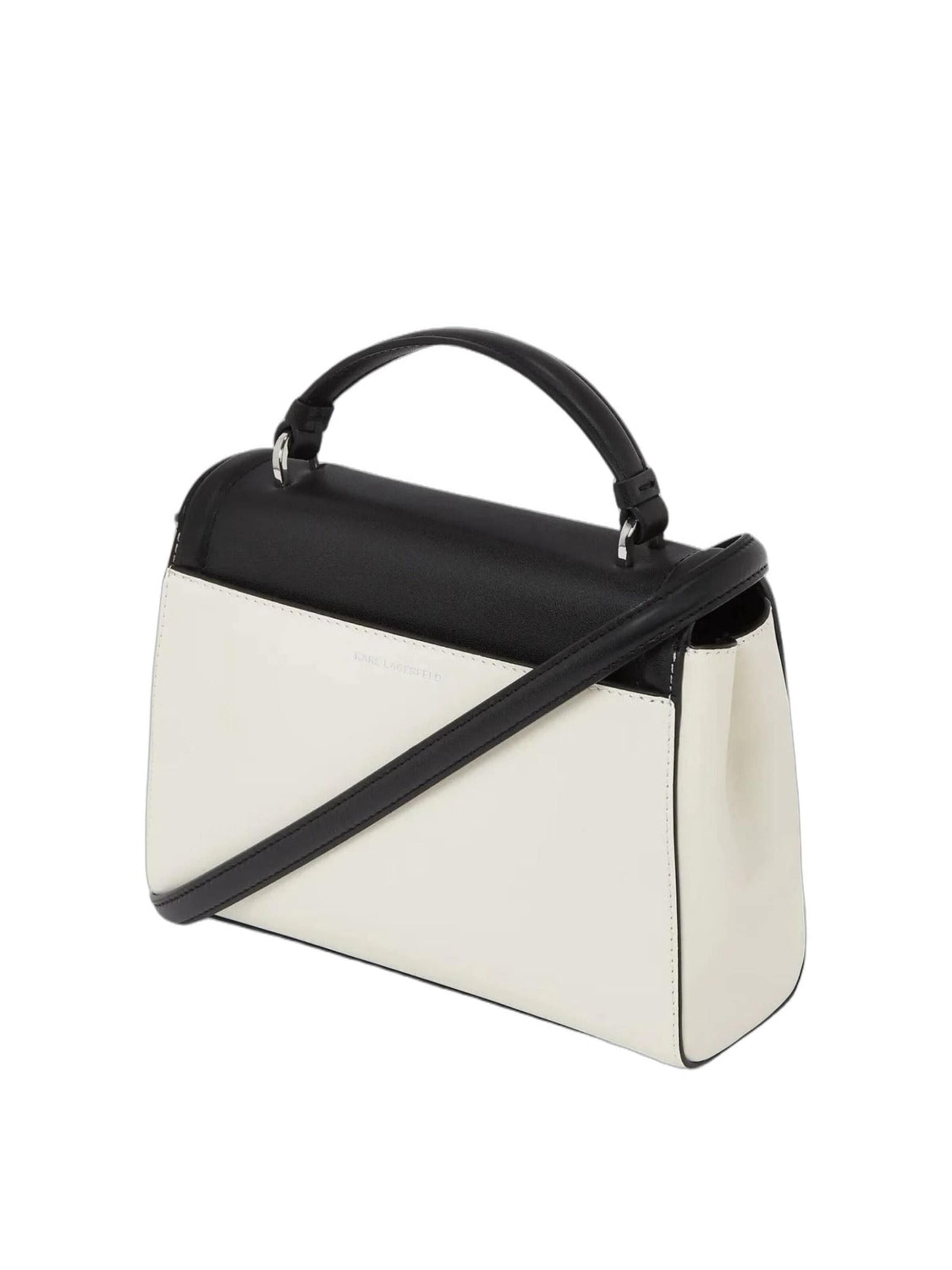 Karl Lagerfeld Handtasche 'Karl Lagerfeld Sacs à main Essentials Noir'‌‌‌‌‌ in Weiß