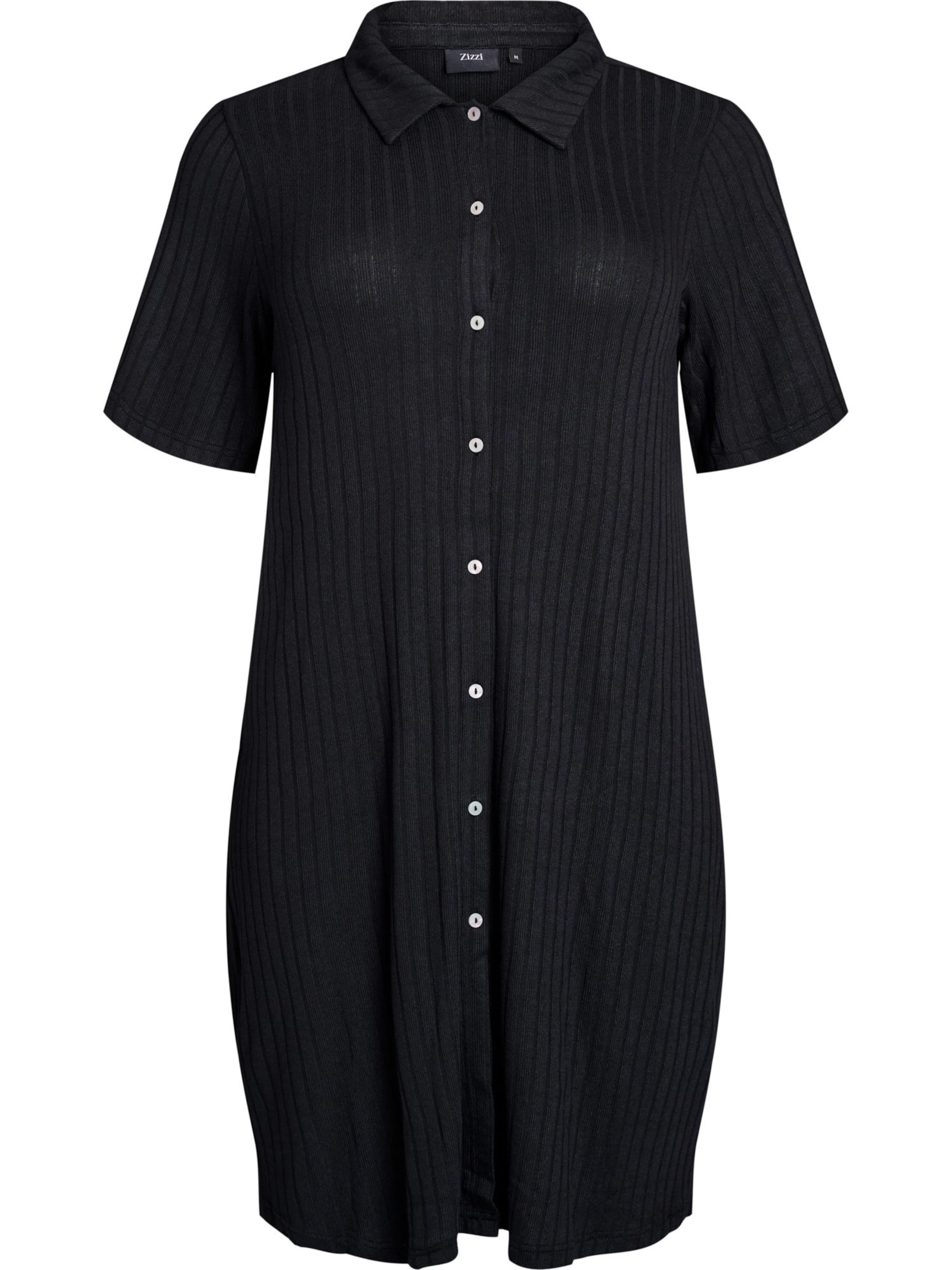 Zizzi Šaty 'EJUNE' - Čierna: predná strana