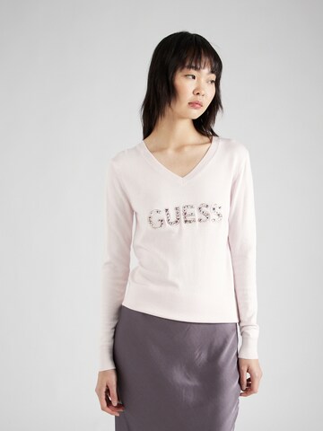 GUESS - Jersey 'HAILEY' en beige: frente