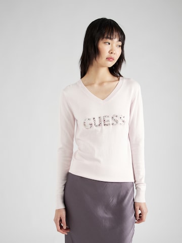 GUESS Pullover 'HAILEY' i beige: forside