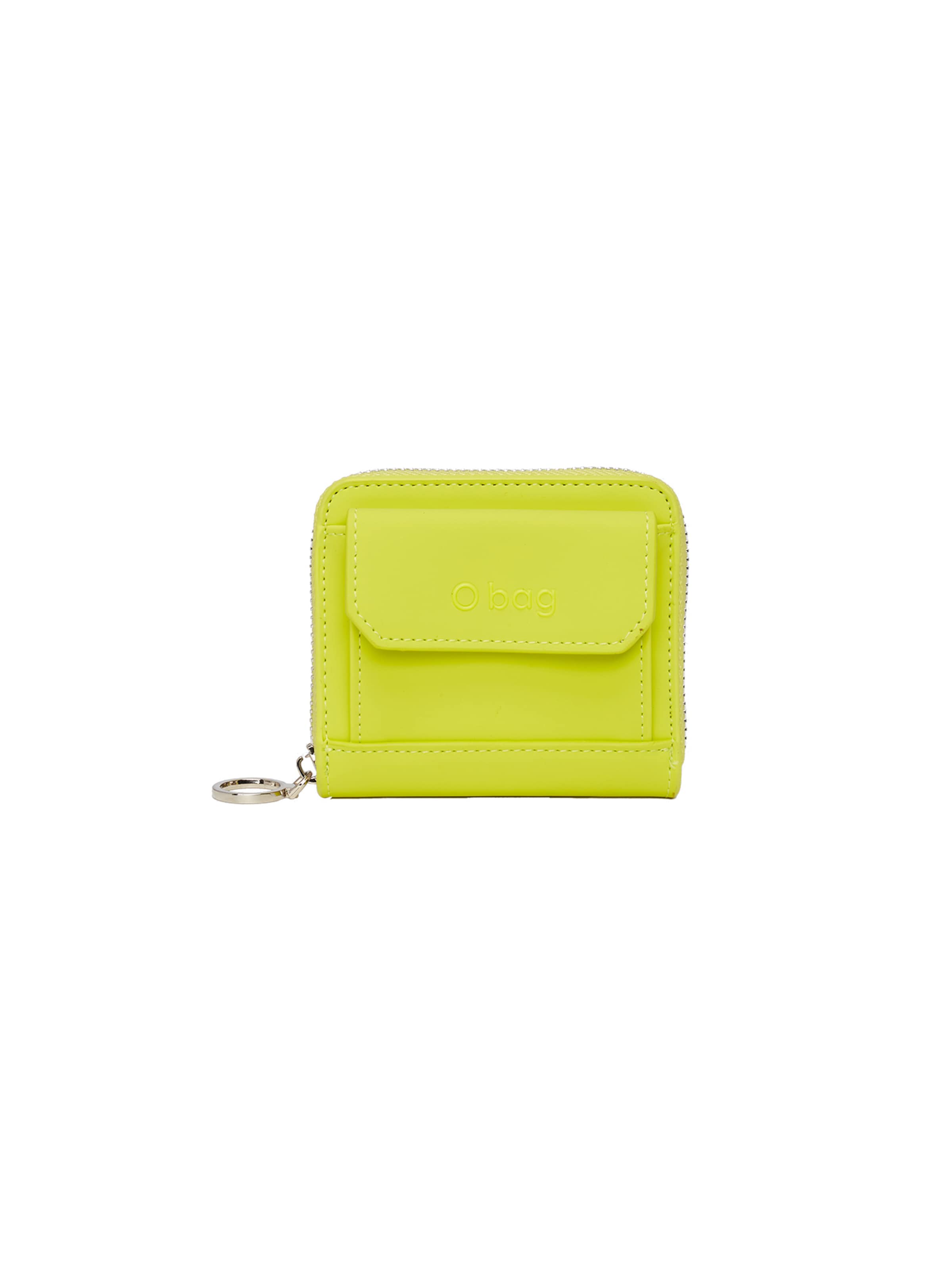 O bag Wallet in Yellow: front