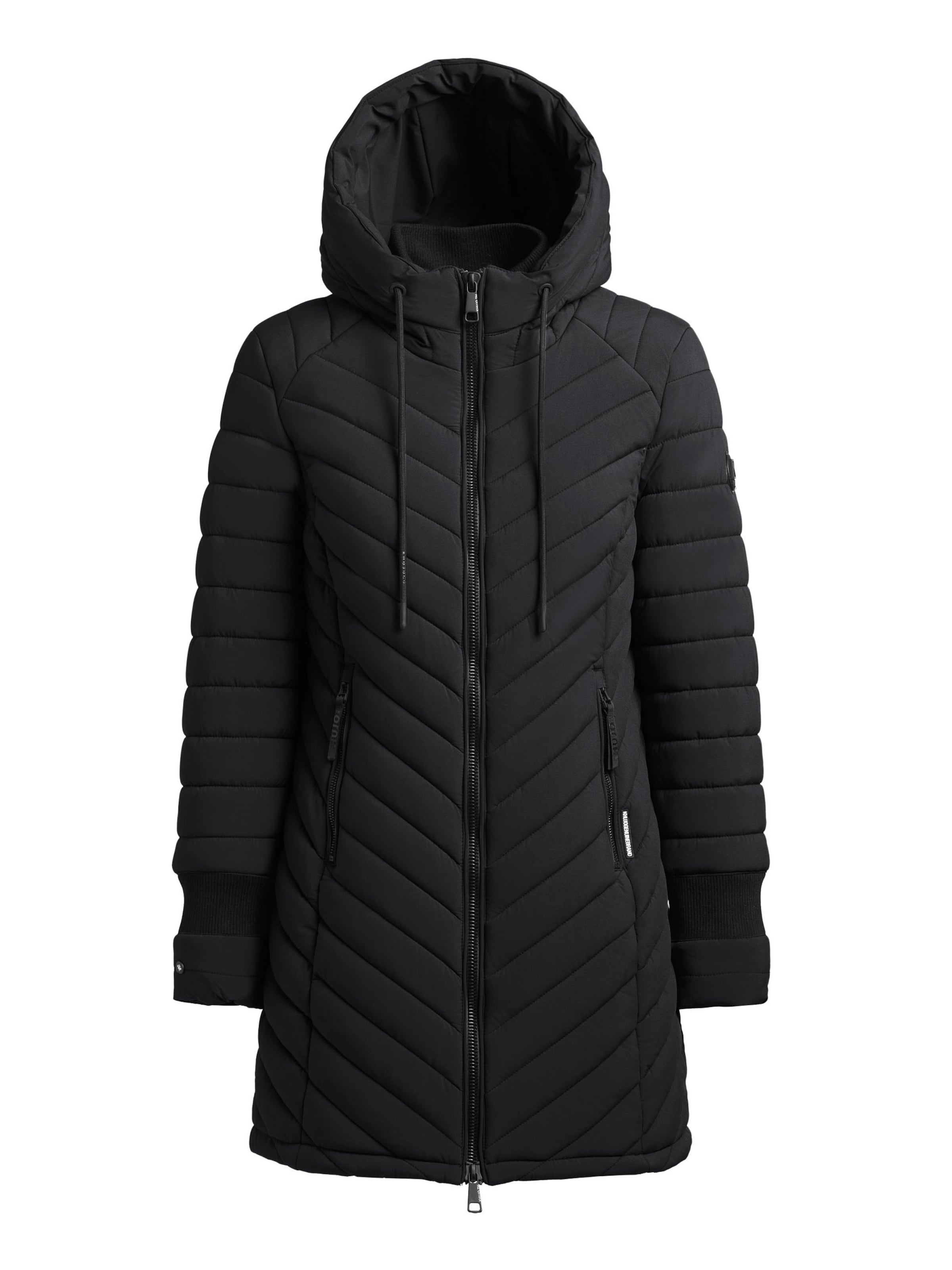 Cappotto invernale 'Nita4' di khujo in nero: frontale