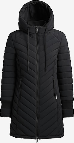 Manteau d’hiver 'Nita4' khujo en noir : devant