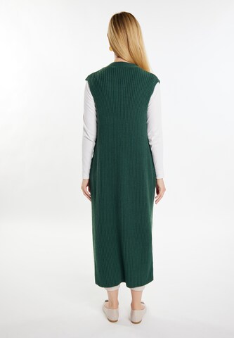 Gilet in maglia 'Teylon' di usha WHITE LABEL in verde