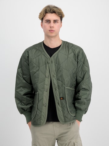 ALPHA INDUSTRIES Välikausitakki värissä vihreä: edessä