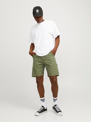 JACK & JONES Свободный крой Джинсы 'JJITony JJCarpenter' в Зеленый