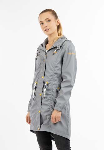 Schmuddelwedda Raincoat in Grey: front