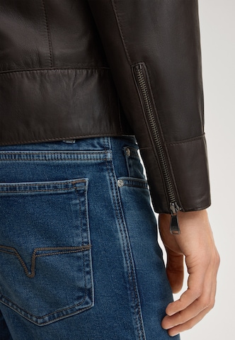 JOOP! Jeans Between-season jacket 'Aleks' in Brown