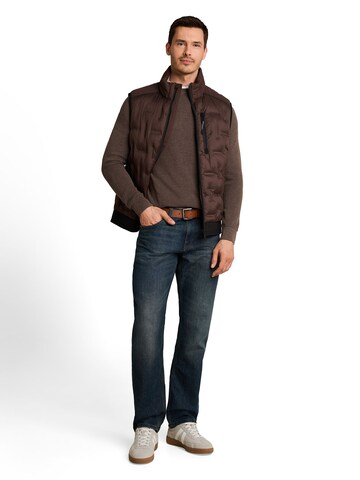 TOM TAILOR Vest in Brown