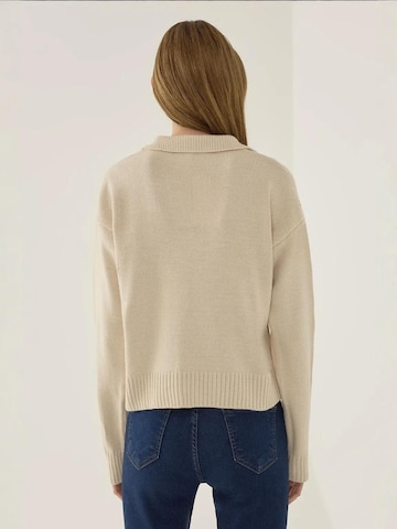 Pull-over Hiccup en beige