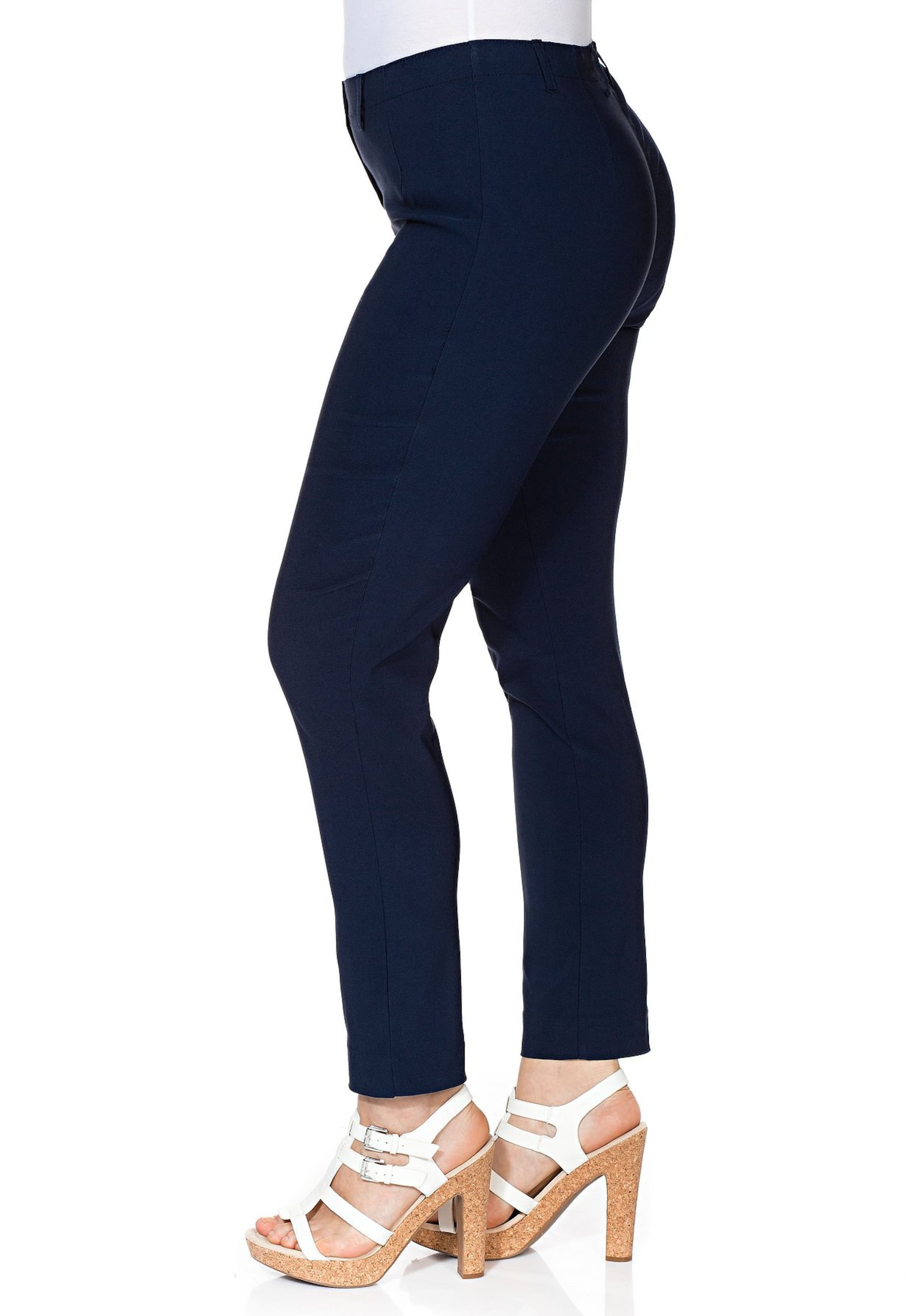 SHEEGO Slimfit Broek 'Bengalin' in Blauw