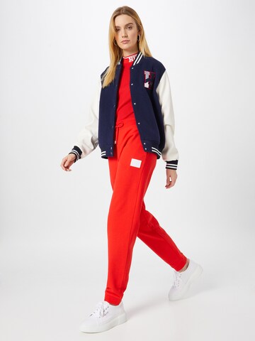 HUGO Red Tapered Pants 'Dachibi' in Red