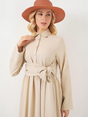 Bigdart Dress in Beige