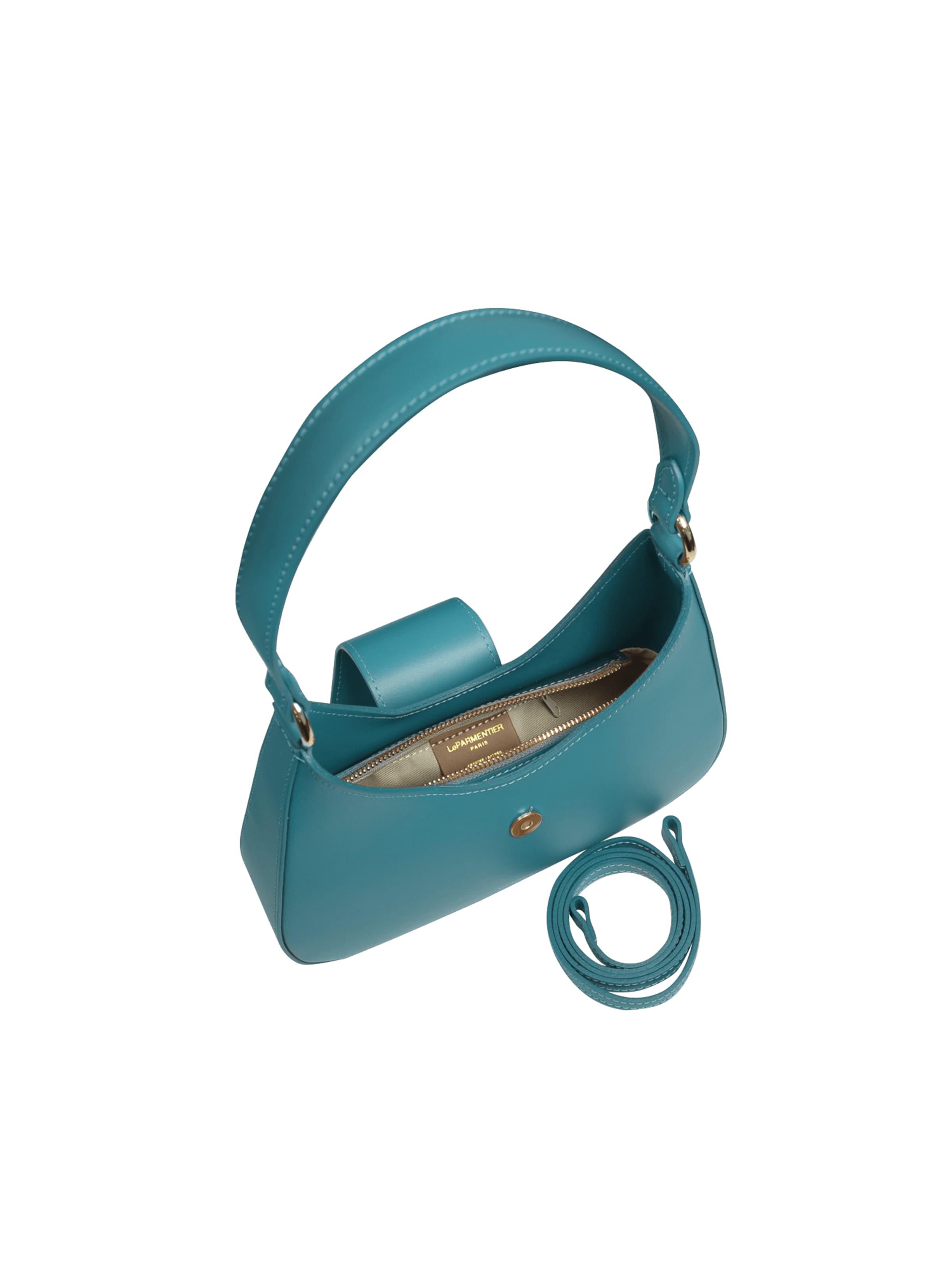 LeParmentier - Bolso de hombro 'Obolo' en azul