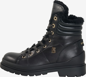 BOGNER Lace-Up Ankle Boots in Black: front