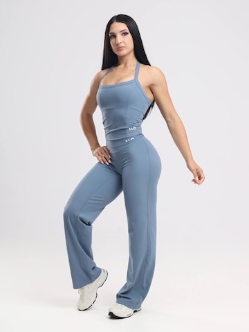 neverover - Flared Leggings 'Everyday Wide Leg Leggings' em azul