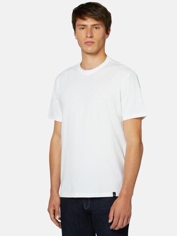 Boggi Milano Тениска в бяло: отпред