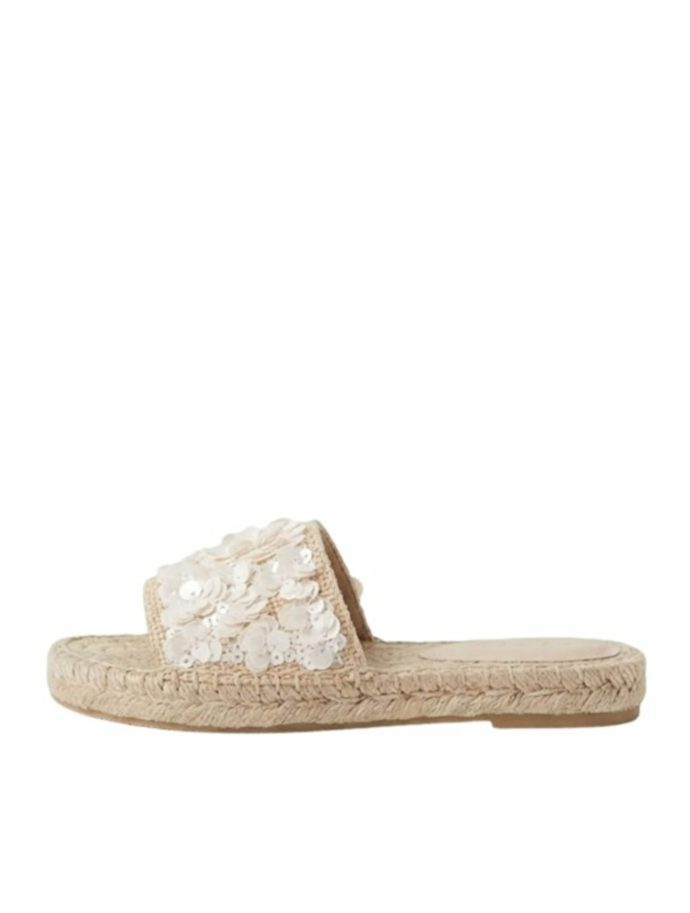 Mule South Beach en beige : devant