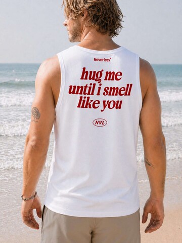 Neverless Shirt 'Hug Me' in White